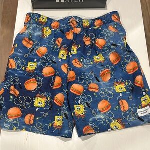 Abercrombie boys Sponge Bob swim trunks